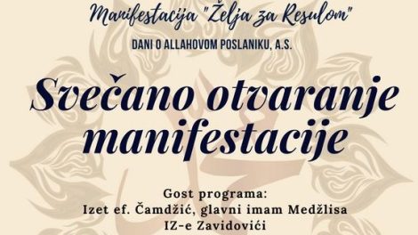 manifestacija Želja za Resulom